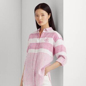 Ralph Lauren Black Label Striped Button Down Shirt
